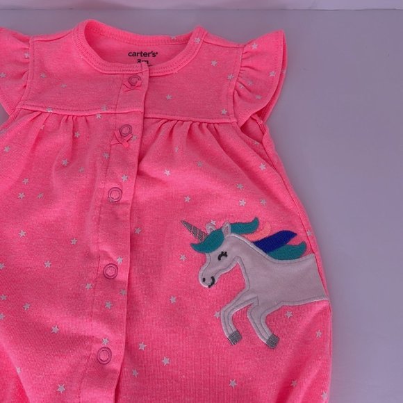 Carter's Pink Romper Size: 3 months - Picture 2 of 5